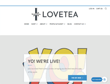 Tablet Screenshot of lovetea.com
